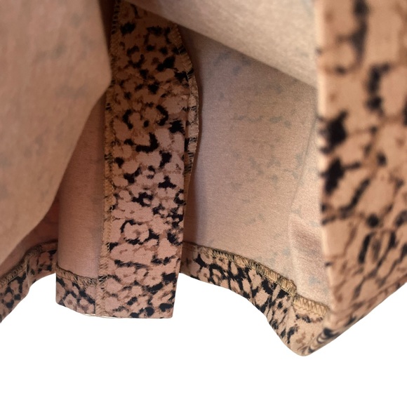 Lands End Womens Petites Scuba Knit Leopard Print Sheath Dress Size 2 P 2P - Picture 3 of 7